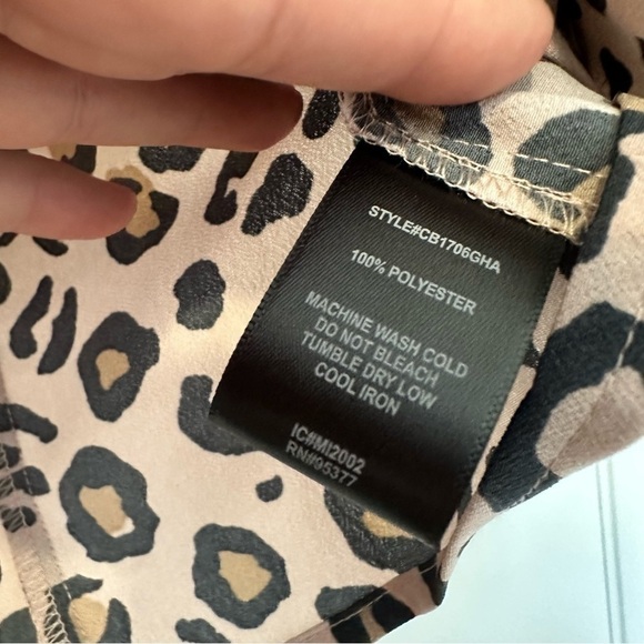 Sanctuary Birdie Shell Animal Print Top - Picture 8 of 8